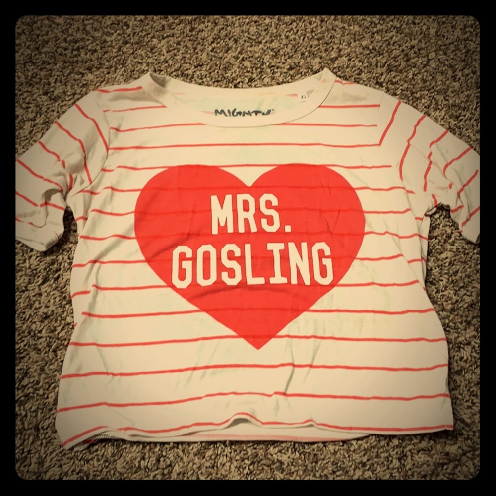 Mrs gosling crop top